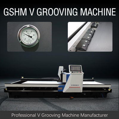 Воздушное охлаждение Высокоскоростной CNC V Grooving Machine для вывески и обработки нержавеющей стали