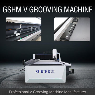 Воздушное охлаждение Высокоскоростной CNC V Grooving Machine для вывески и обработки нержавеющей стали