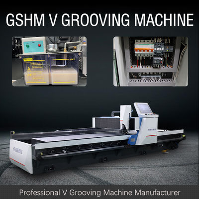 Воздушное охлаждение Высокоскоростной CNC V Grooving Machine для вывески и обработки нержавеющей стали